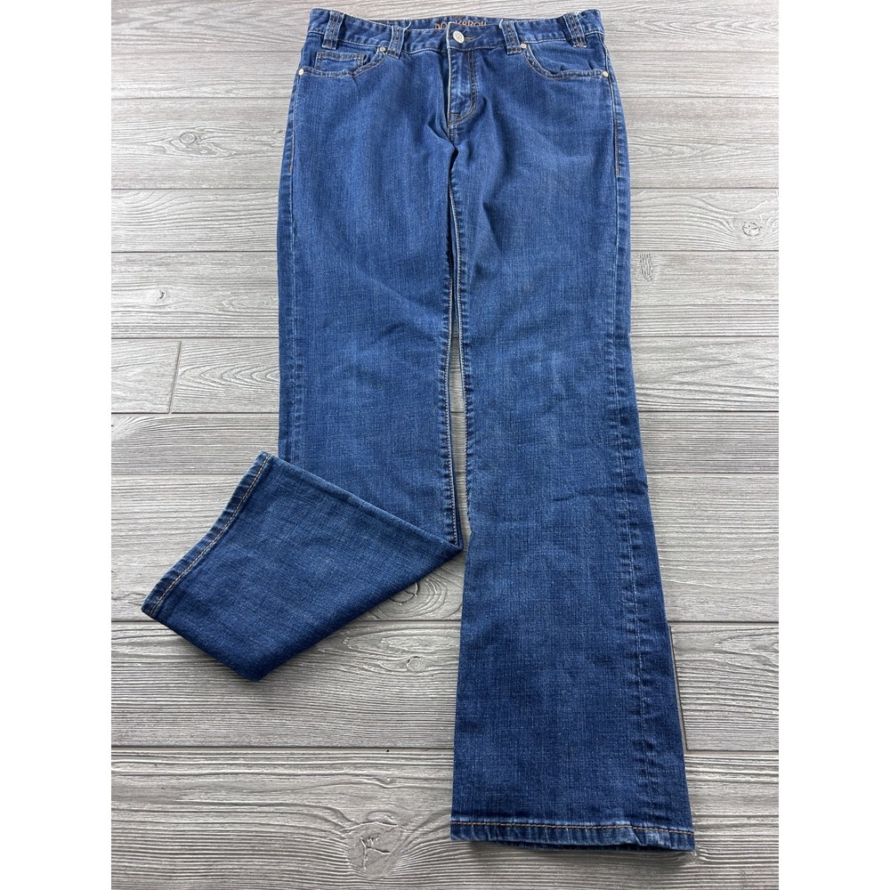 Rock and Roll Cowgirl Dark Wash Bootcut Jeans Mid Rise Western Denim Blue 32x32